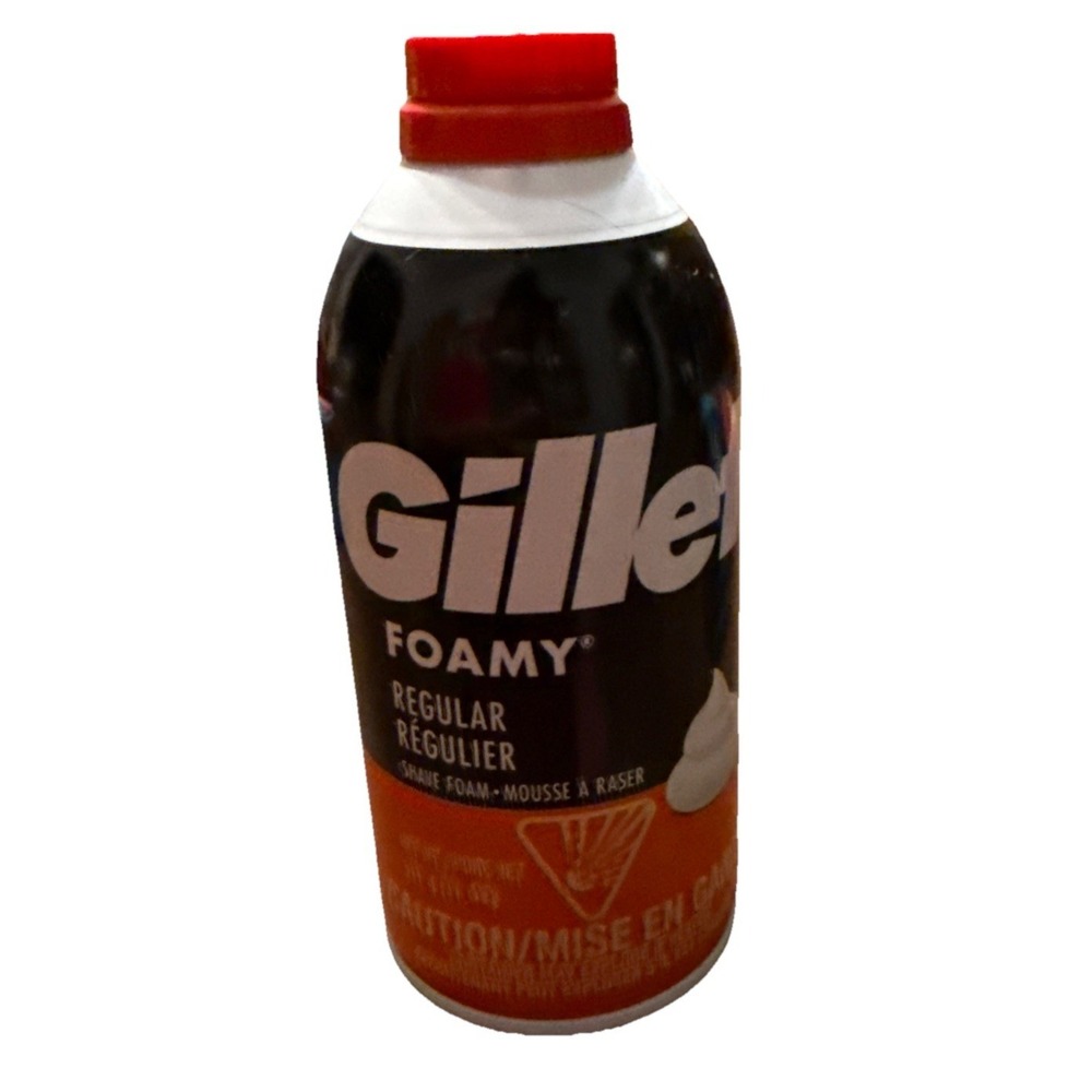 Gillette Foamy Shaving Cream, Regular  311 g (11 oz).